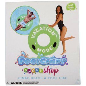 PoolCandy Sweet Shop Sour Apple "Vacation Mode" 48" Pool Tube with Handle ~ New!